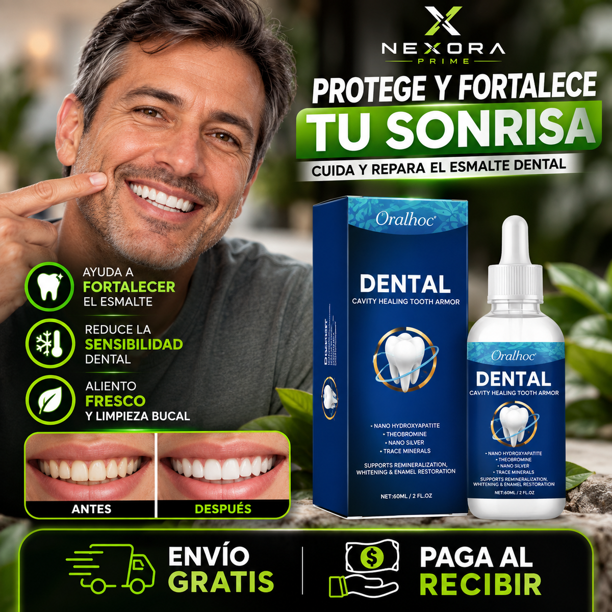 🦷Reparador Esmalte Dental | FORTALECE Y PROTEGE TU SONRISA CADA DÍA✨ + Envío Gratis 🏡🚚