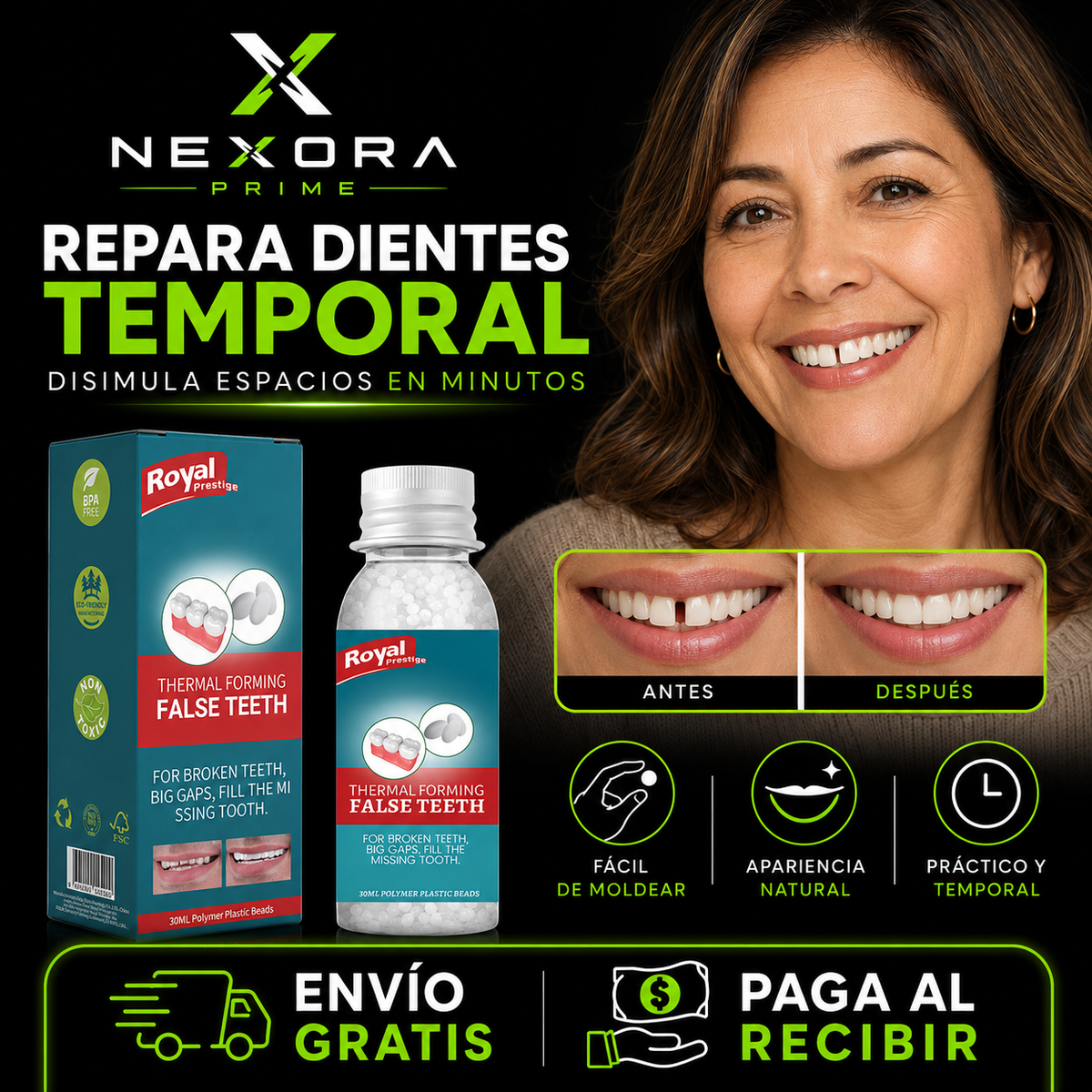 Kit de molde dental🦷¡Sonríe desde hoy con más confianza!😁+Envío Gratis🏡🚚