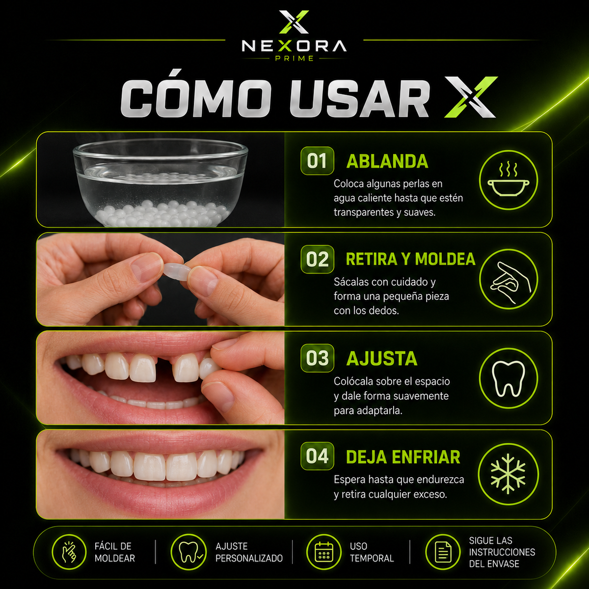 Kit de molde dental🦷¡Sonríe desde hoy con más confianza!😁+Envío Gratis🏡🚚