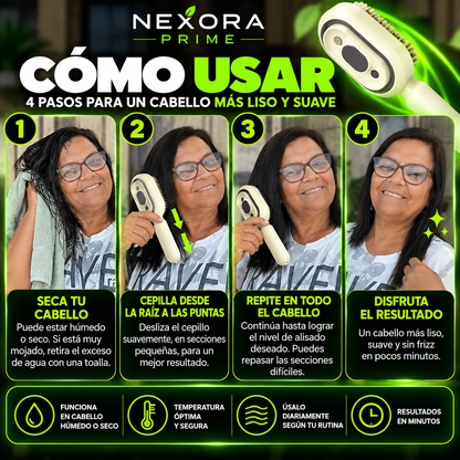 ✨Cepillo Eléctrico Masajeador Pulverizado | DESENREDA Y LUCE UN CABELLO HERMOSO EN MINUTOS💆‍♀️+Envio gratis🏡🚚